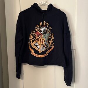 Harry Potter Wizarding World Crop Hoodie - Size L